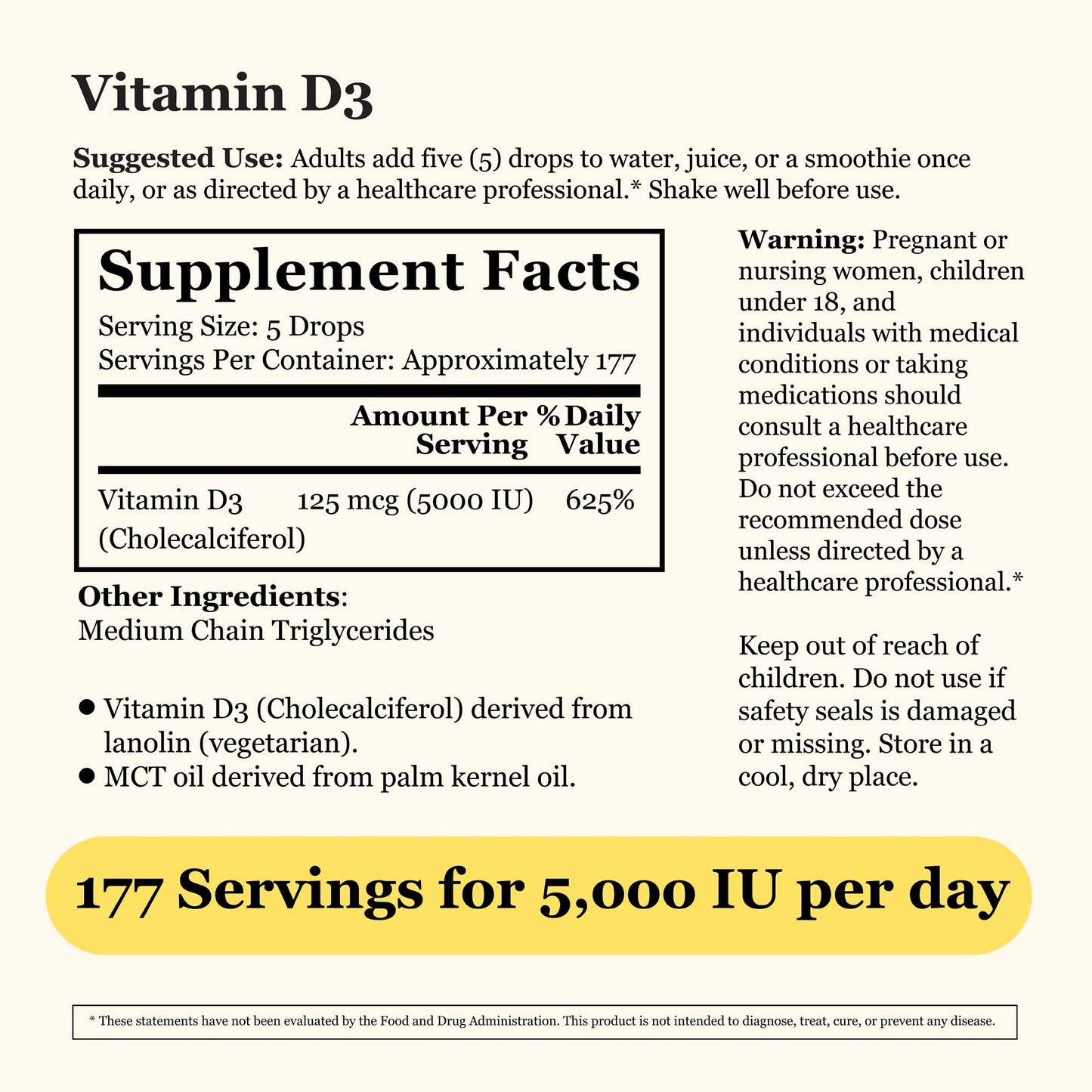 Vitamin D3 (Coming Soon)