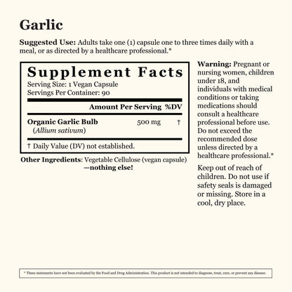 Garlic (Coming Soon)