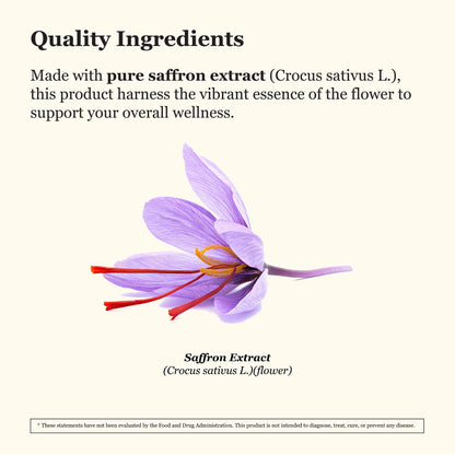 image of crocus sativus L, flower, pure saffron extract is made from flower of crocus sativus L.